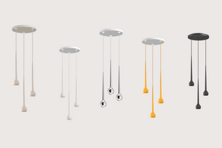 Falling Sun Chandelier Three