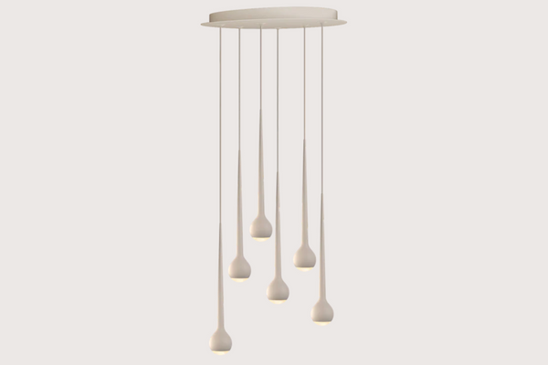 Falling Sun Chandelier Six