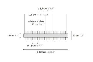 Inside Out Chandelier
