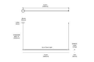 Form Linear Pendant 6ft