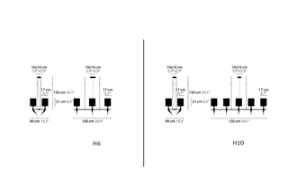 Loving Arms Linear Chandelier