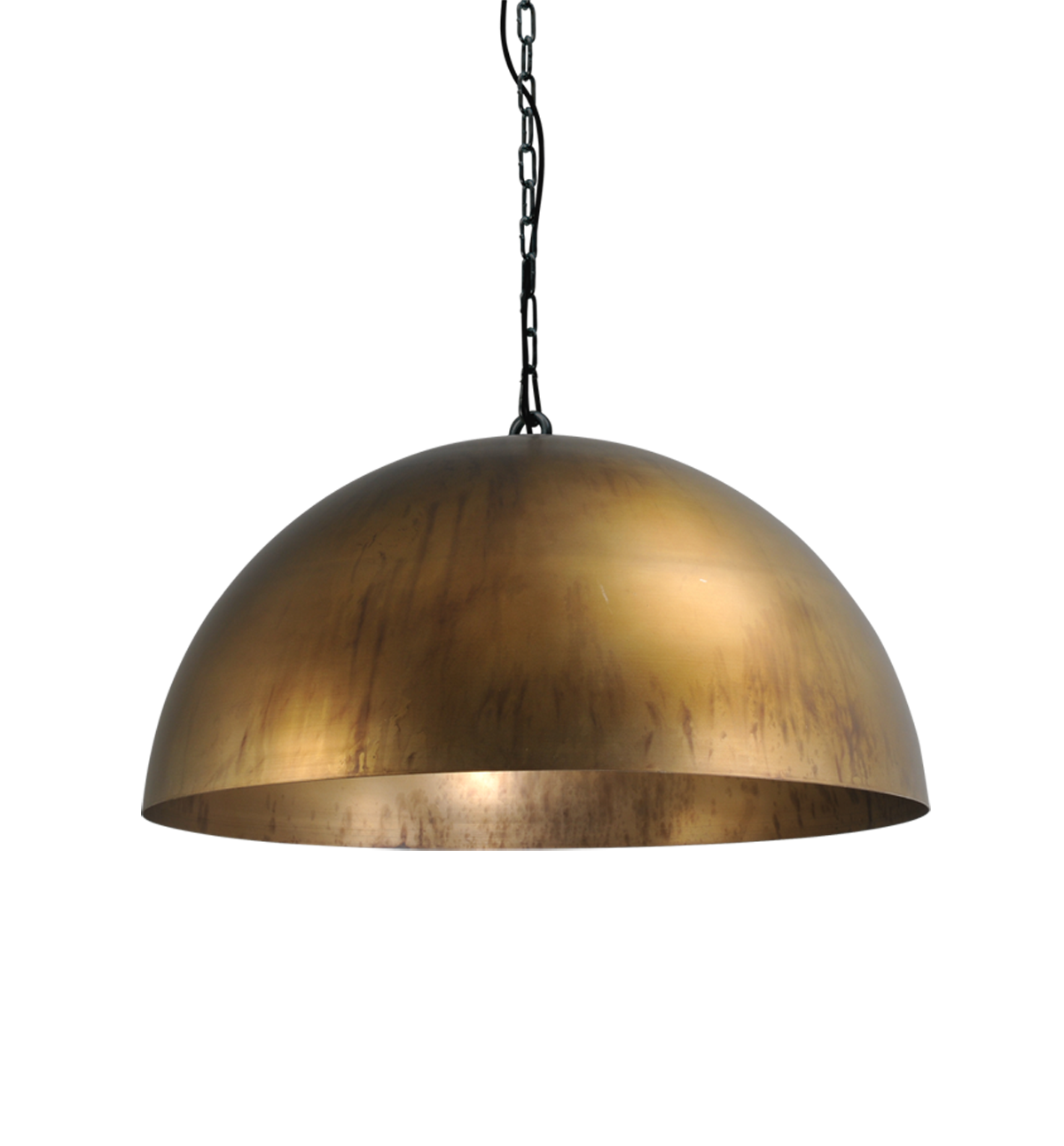 Industrial Brass Dome Pendant| Eurolite | Lighting Store Toronto